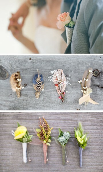 grooms men, flower and groom