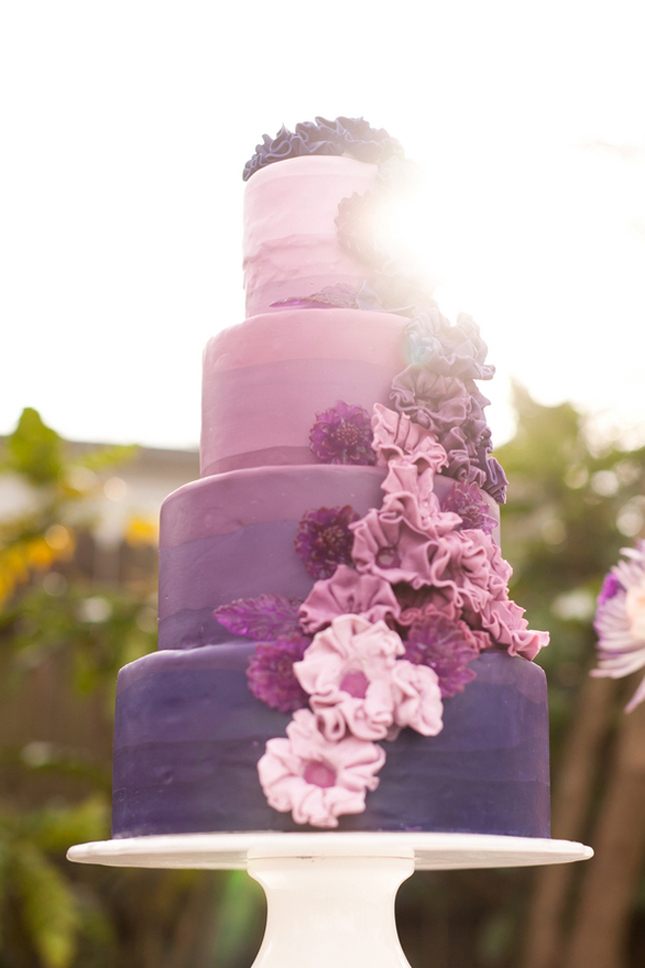 wedding cake, dessert, purple and cakes