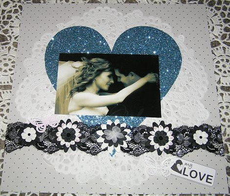 heart, page and love