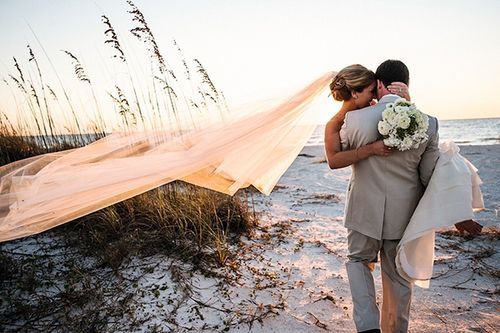 beach, bouquet and light