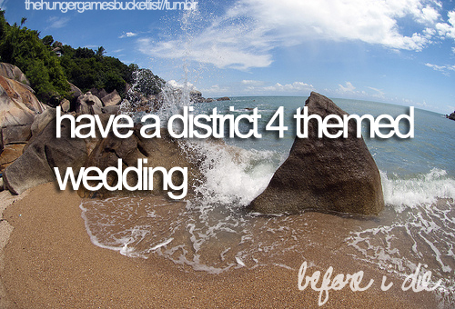 district 4, before i die and the hunger games
