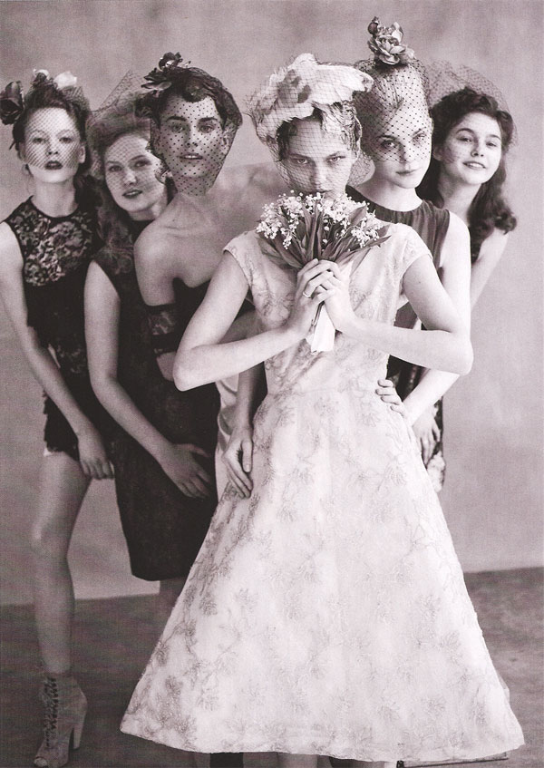 photography, vogue bridal party, vintage and bride