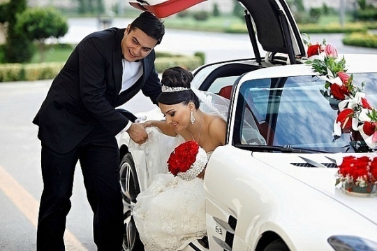man woman, car and I Love You