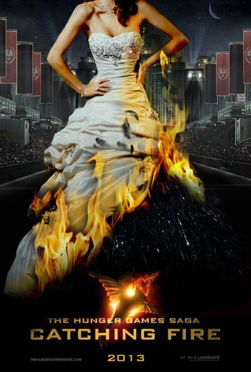 katniss everdeen, catching fire, mockingjay and dress
