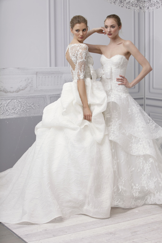 Monique Lhuillier, 2013, bridal and wedding dress