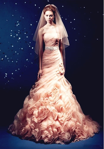 girl, bohemian wedding dress and champagne