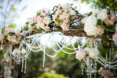roses, white and pink