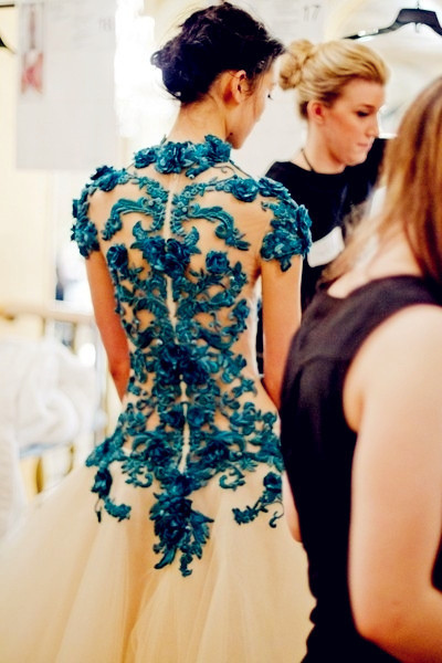 blue wedding dress, dress and weddings