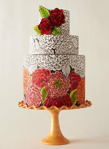 baked goods, hand painted and floral