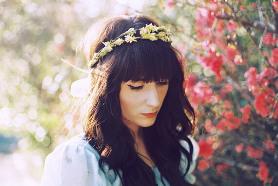 crown, garden and flower