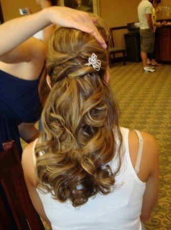 hair up-do bridal wedding