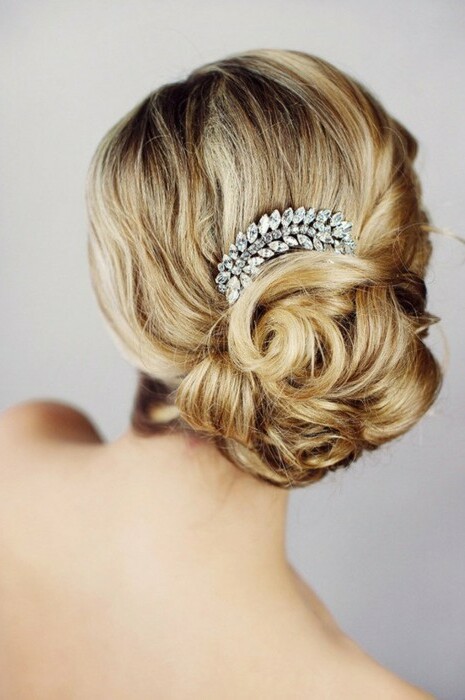 hair up-do bridal wedding