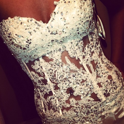 wedding dress, cute, heart and )