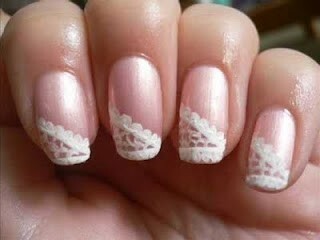 white, lace and pink