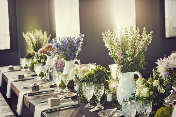 flowers, dinner and banquet
