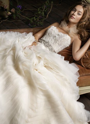 luxury, dress and white