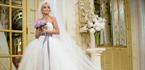 wedding dress, Vera Wang and Bride Wars