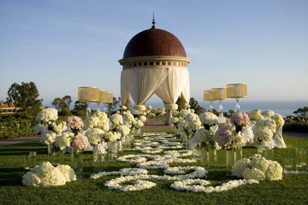 luxury, ceremony and aisle