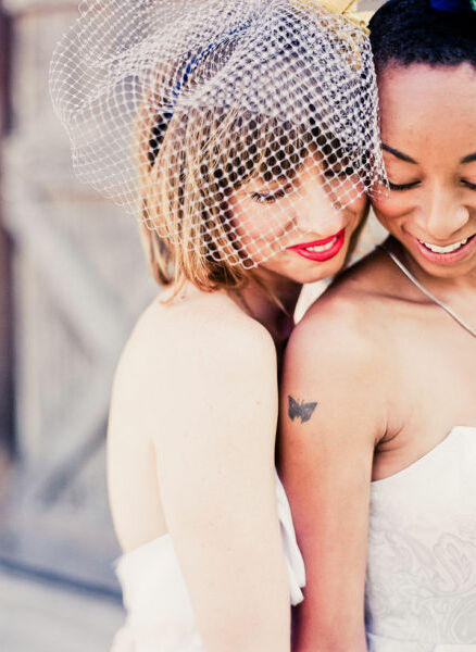 bride, lesbian and cute