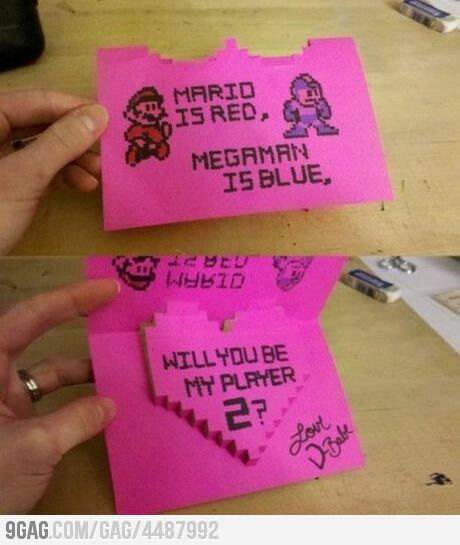 love, creative, mario and proposal