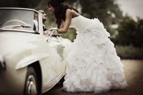 bride, groom and happiness