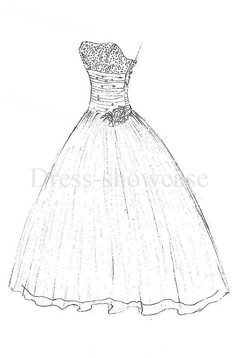 beautiful wedding dress, dream wedding dress, pretty wedding dress and bridal wear