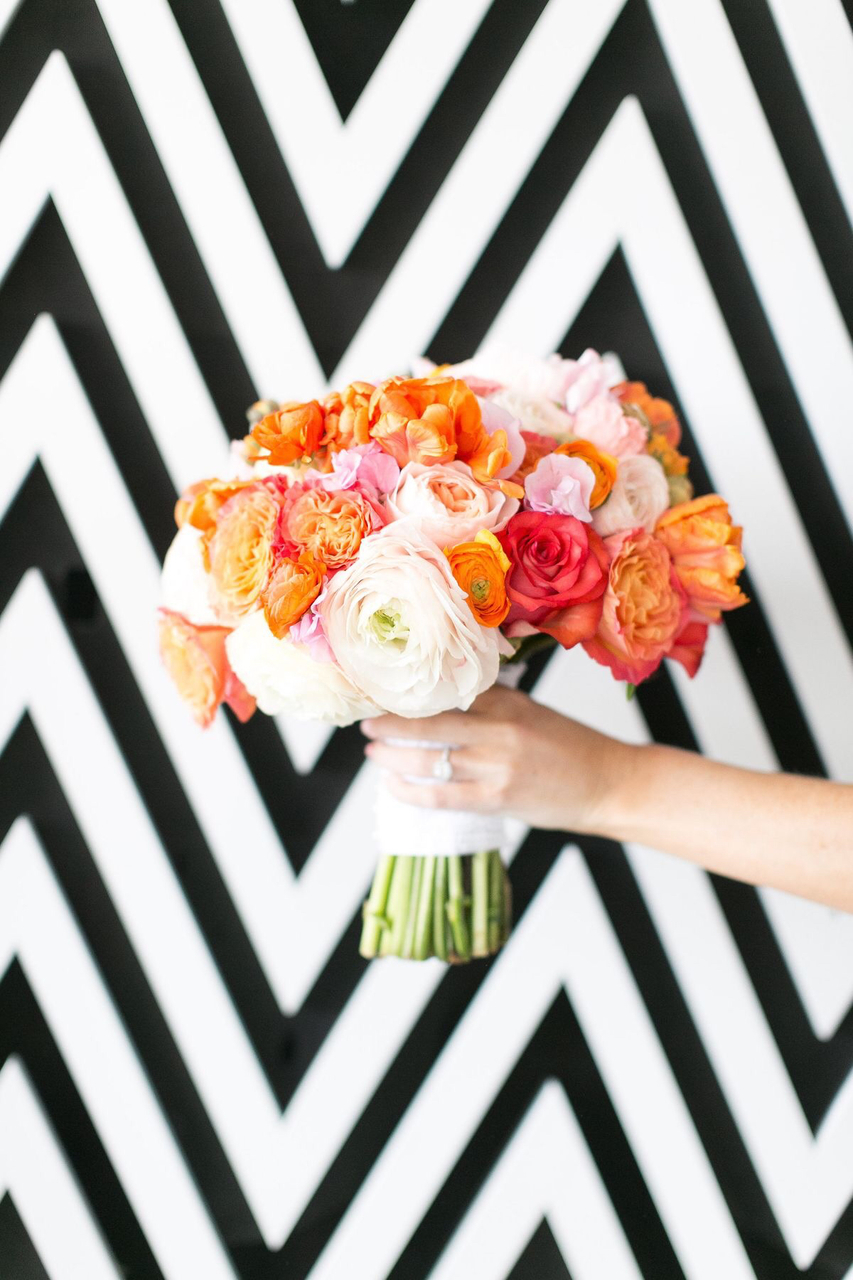 chevron, orange, phot and brights