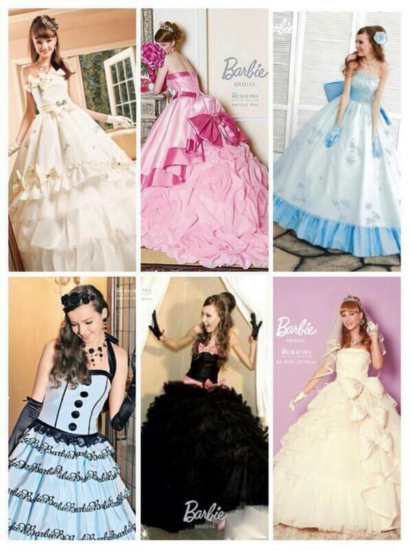 bainie, バービー, wedding dress and barbie