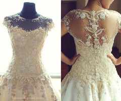 dress, vestido de boda and boda