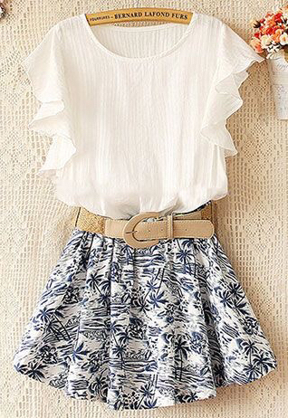 trees, lace and watch