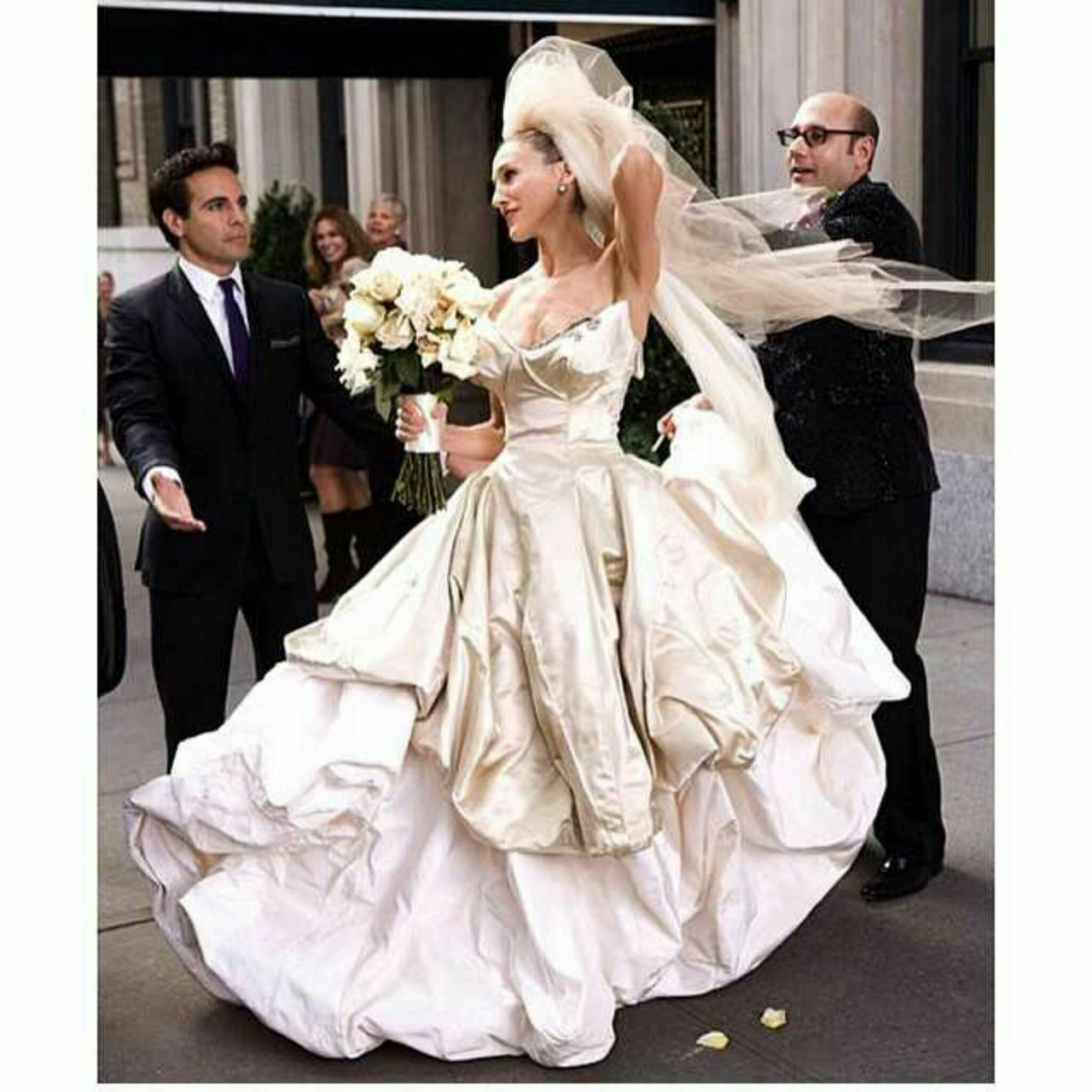top, wedding dress, sex and the city and luxury
