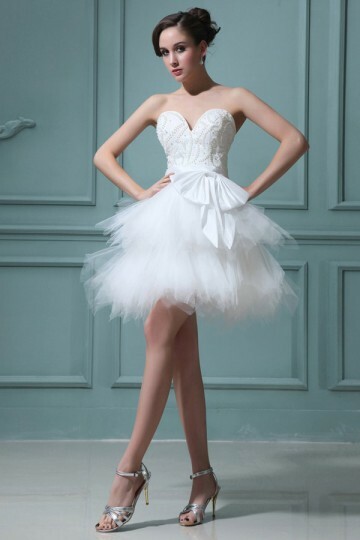 sweetheart, short and organza