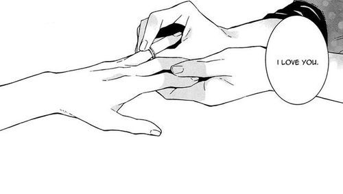 new wife, proposing and manga