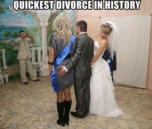 funny, bridesmaid and bride