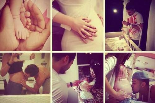 couple, bump and baby bump