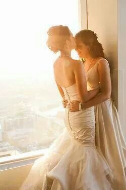 lgbt, love and dress wedding