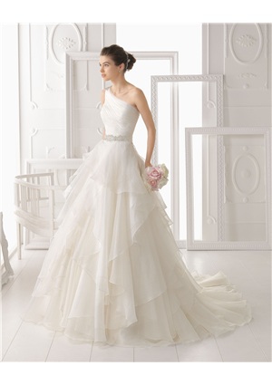 spingweddingdress, oneshoulderdress and weddingdress