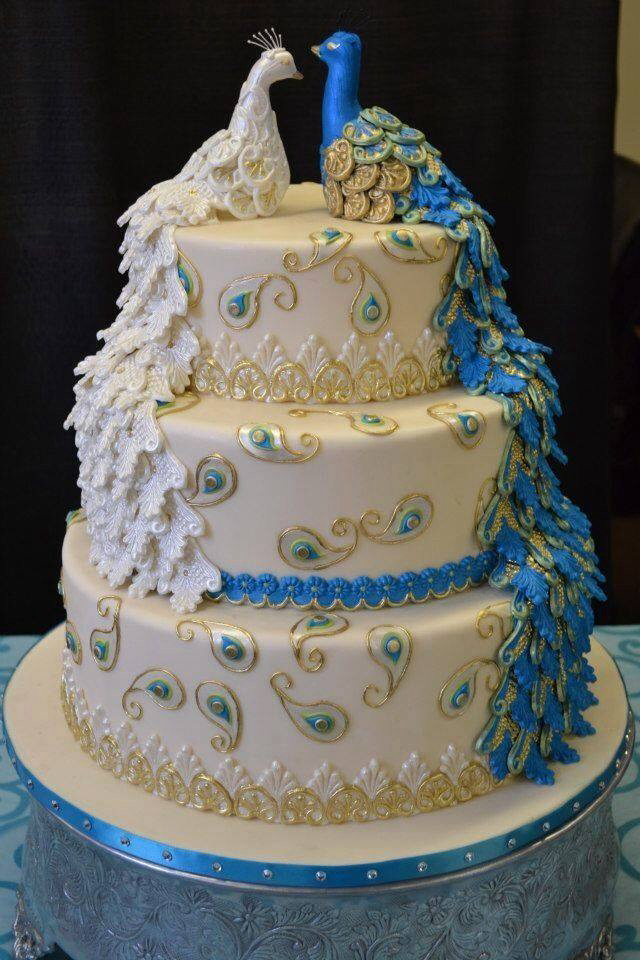 white, artwork, cakes and blue