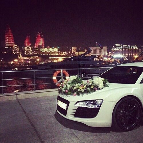 baku, azerbaijan, car and wedding car