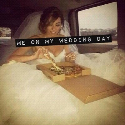 me, joke and pizza