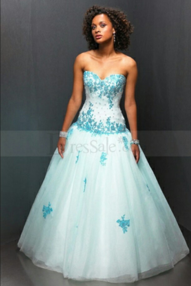 blue wedding, beautiful, ball gown and gorgeous