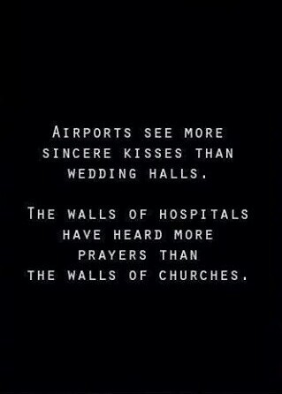 true story, airport and kiss