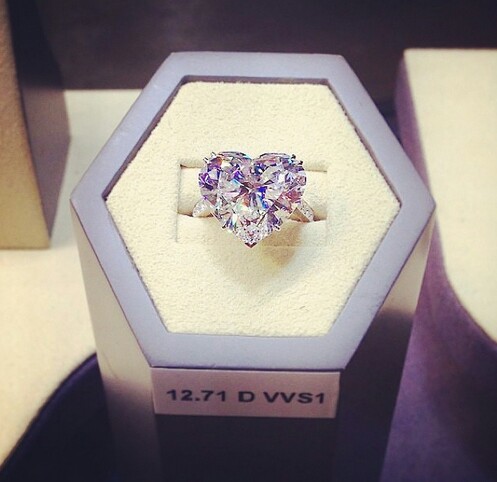 daimond heart, heart, daimond and ring
