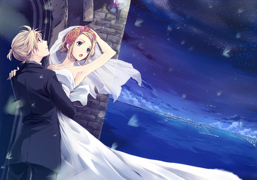 len, bride and groom