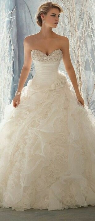 dress, wedding dress and dreams