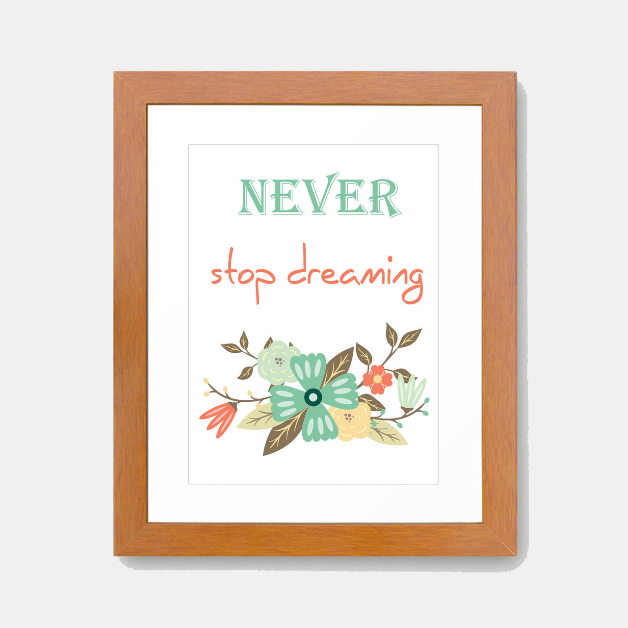 quote wall decor, typography print, holidays gift and inspirational print