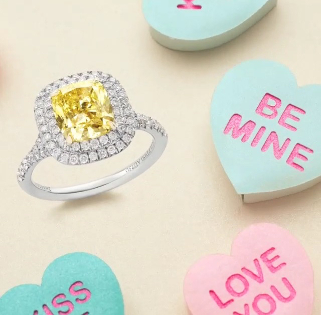 engagemant ring, ring, velentine and yellow daiamond