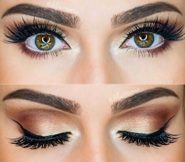 fashion, makeup, smokeyeye and eyebrows