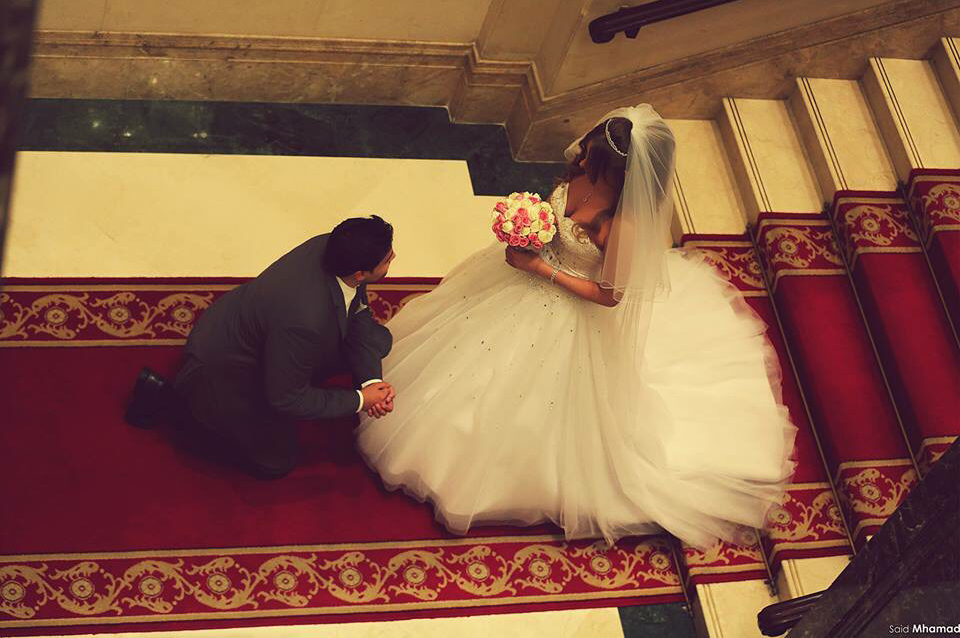 couple, حفل, said mhamad and ثوب