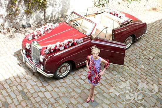 marriage, dress and car